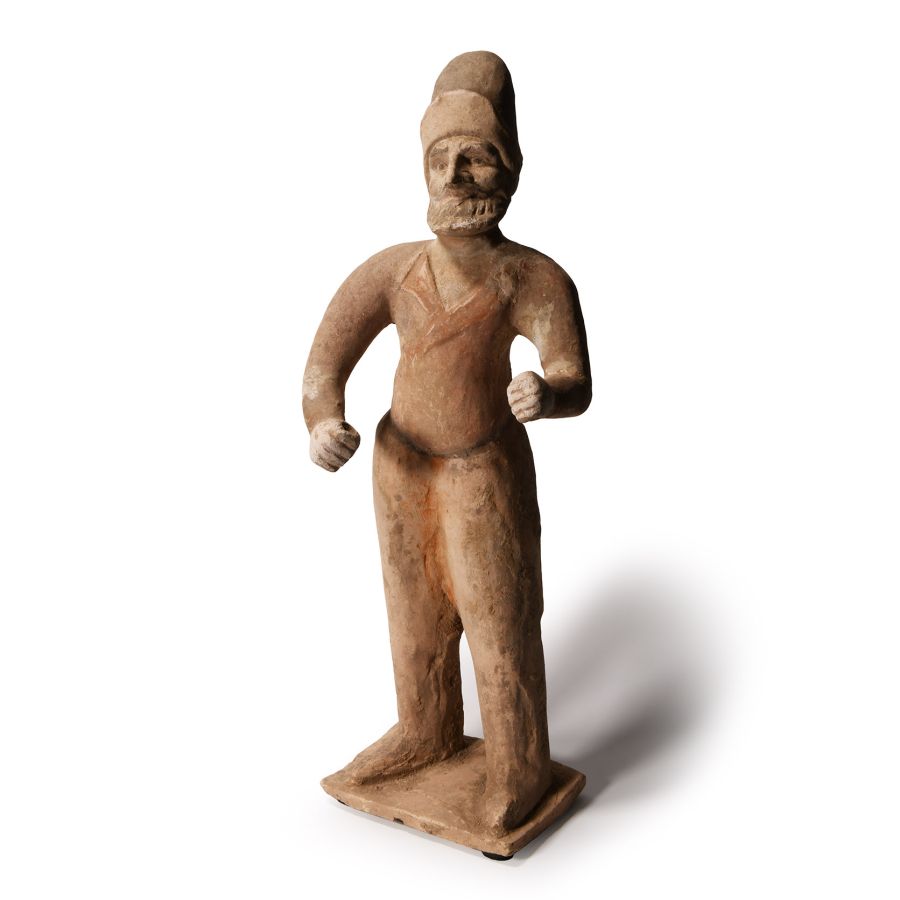 Chinese Tang Terracotta Foreign Groom
