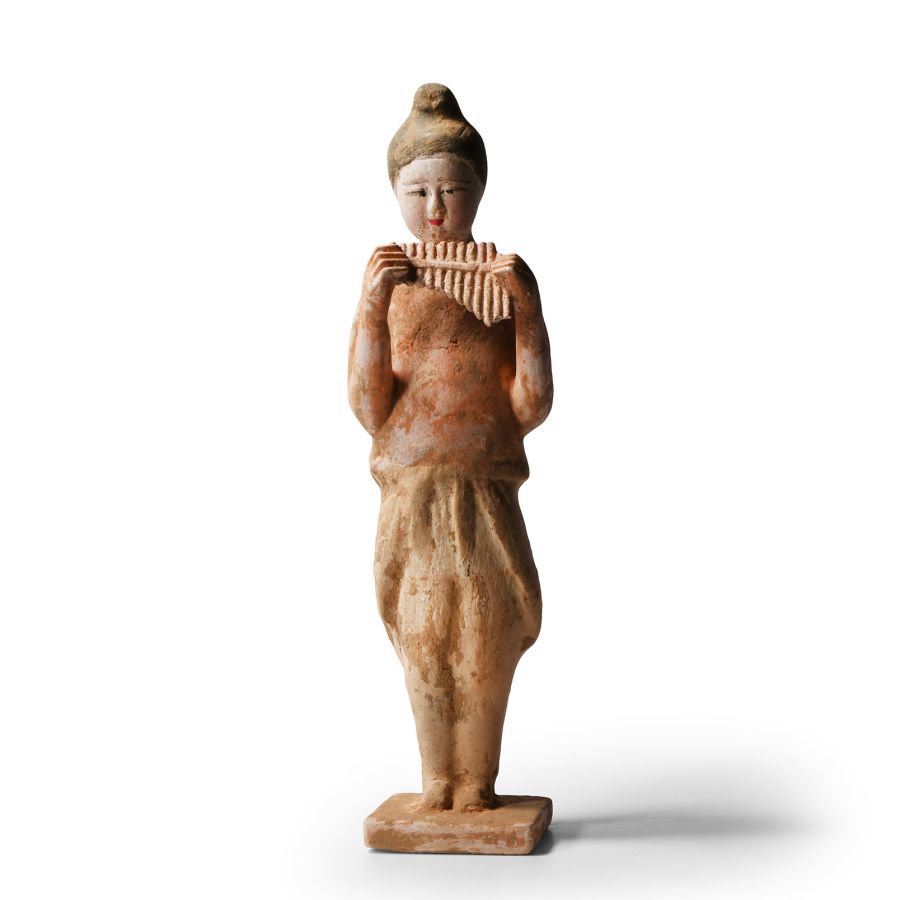 Chinese Tang Terracotta Standing Musician
