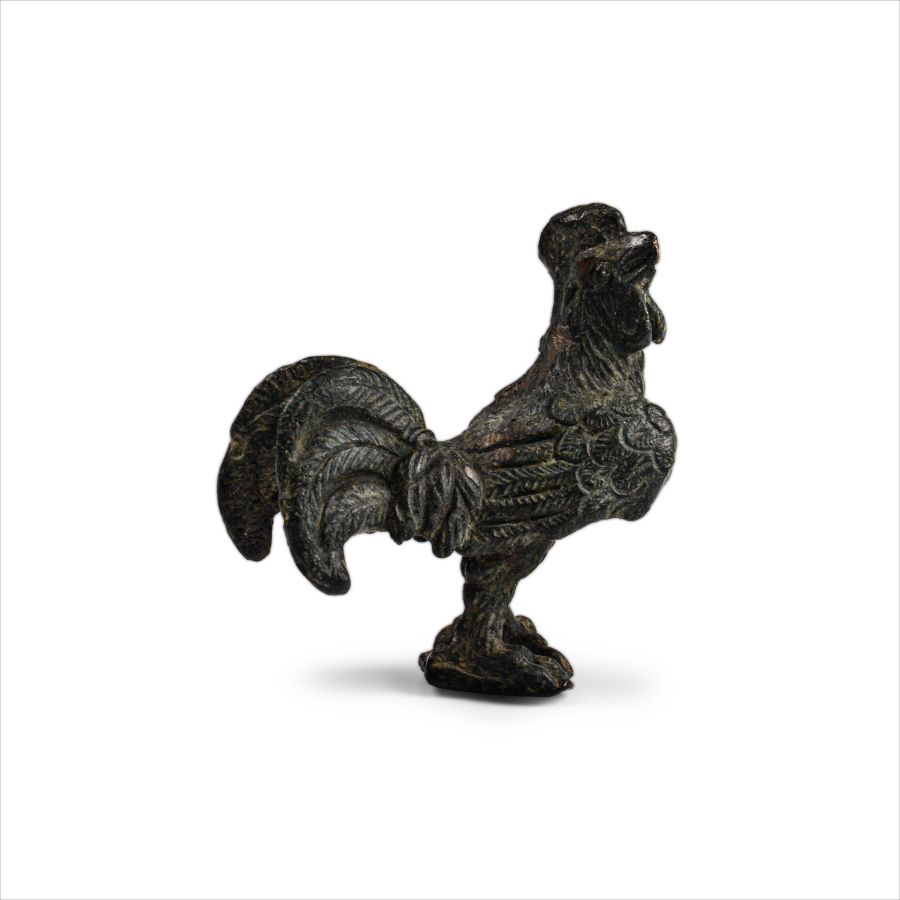Roman Bronze Cockerel