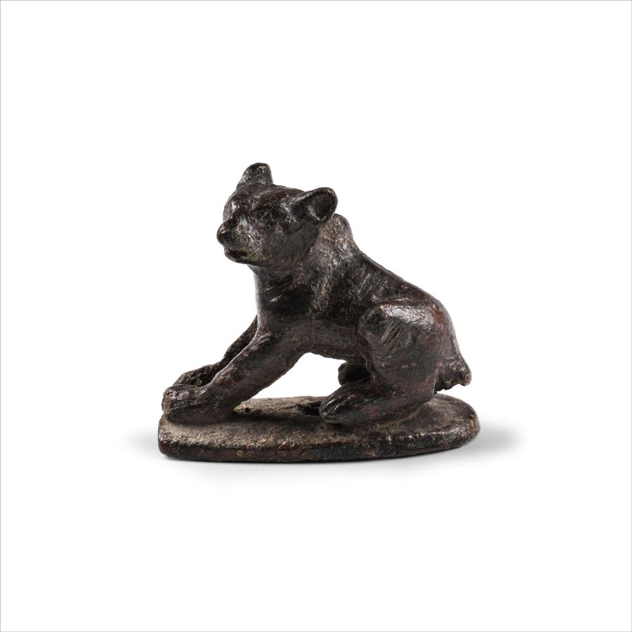 Roman Bronze Sitting Bear