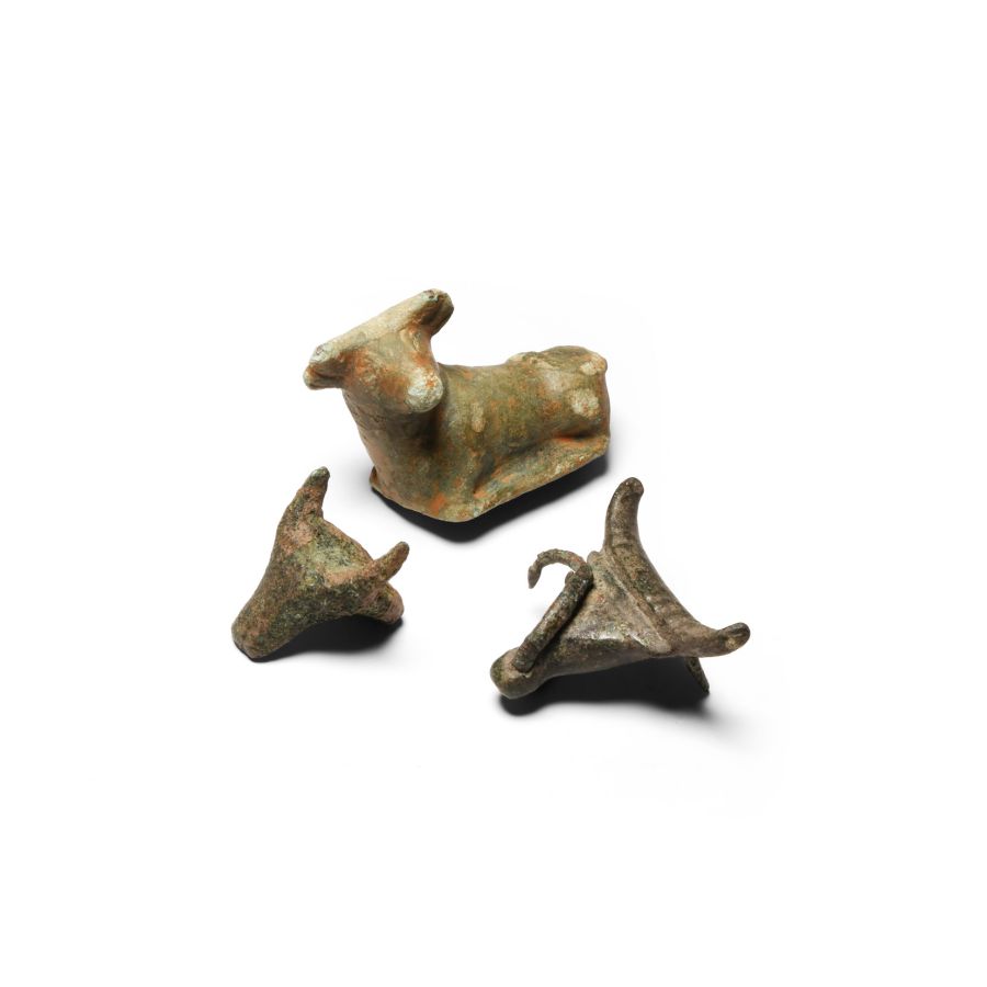 Iron Age Celtic Bronze Bull Collection