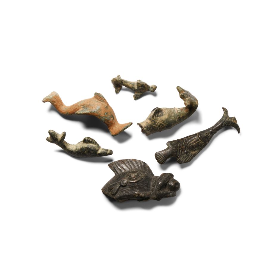 Roman Bronze Dolphin Collection