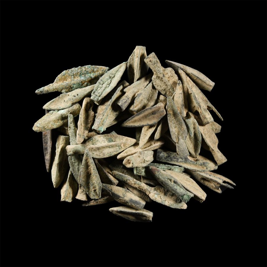 Greek Bronze Arrowhead Group