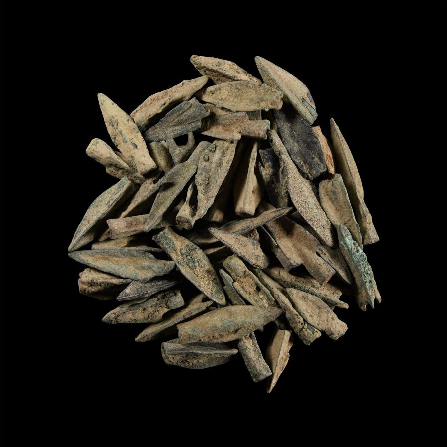 Greek Bronze Arrowhead Group