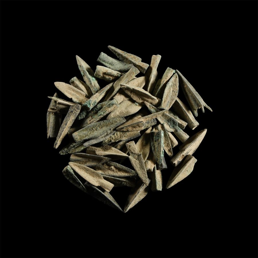 Greek Bronze Arrowhead Group