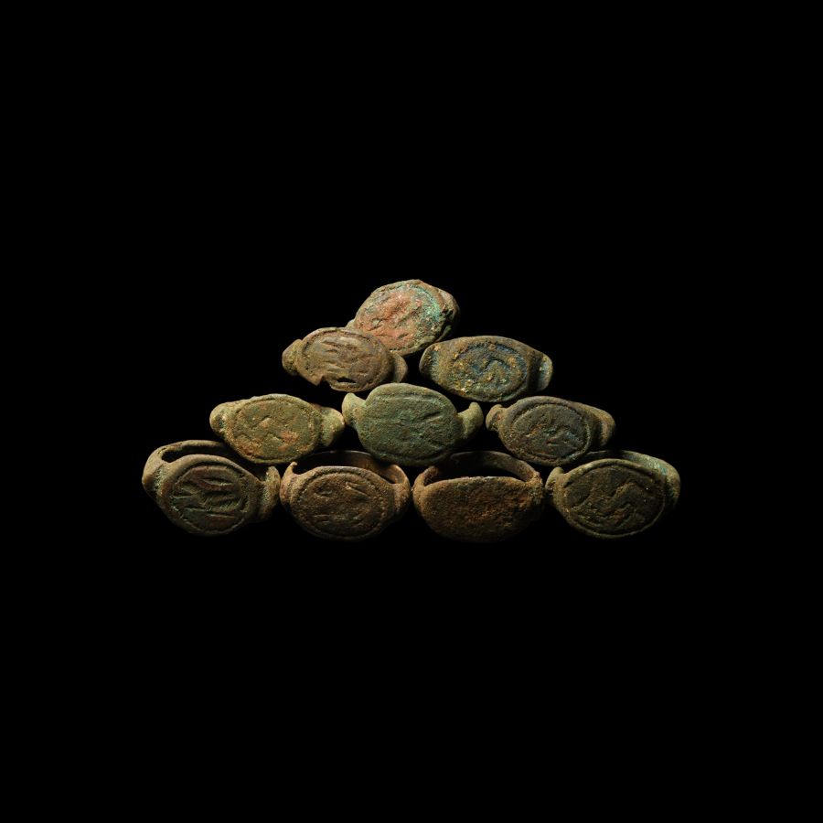 Graeco-Persian Bronze Ring Group