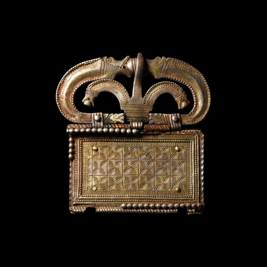 Roman Silver-Gilt Military Buckle for an Elite Imperial Officer