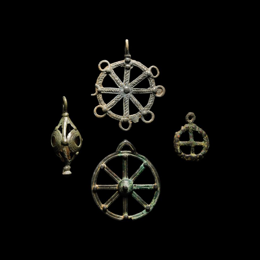 Amlash Bronze Openwork Pendant Group