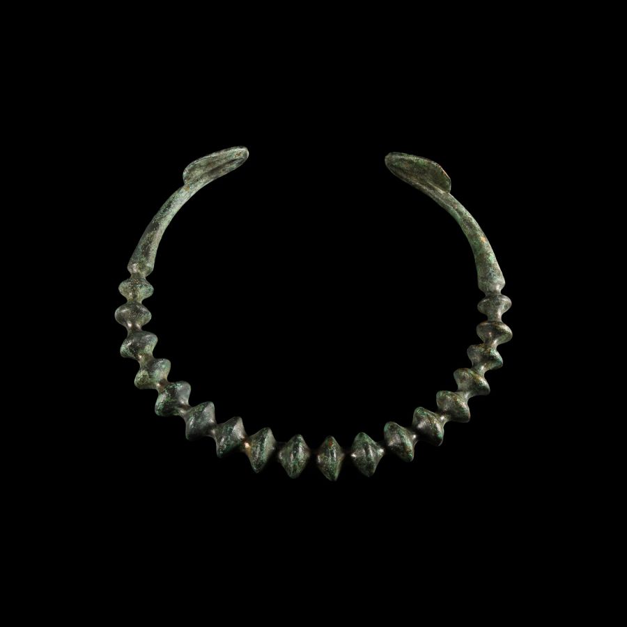 European Iron Age Celtic Bronze Torc