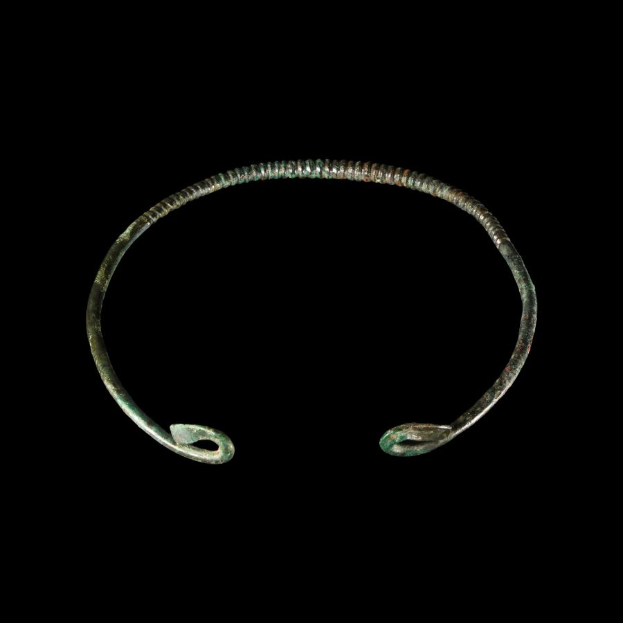 European Iron Age Celtic Bronze Torc