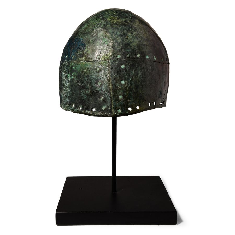 Archaic Greek Modified Bronze Corinthian Helmet