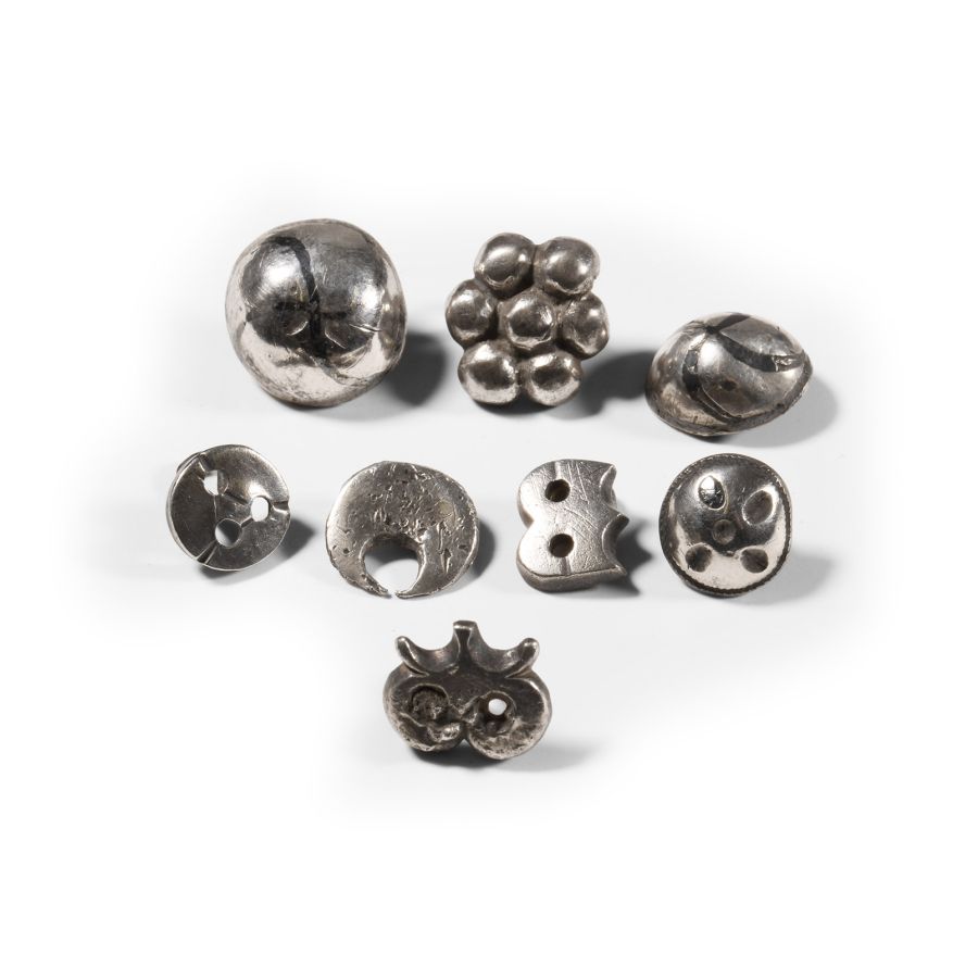 Medieval Silver Button Collection