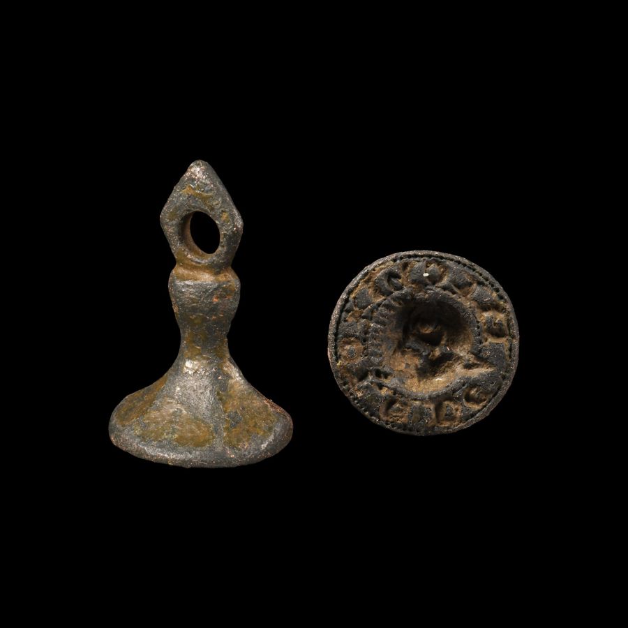 Medieval Lion Mask Seal Matrix