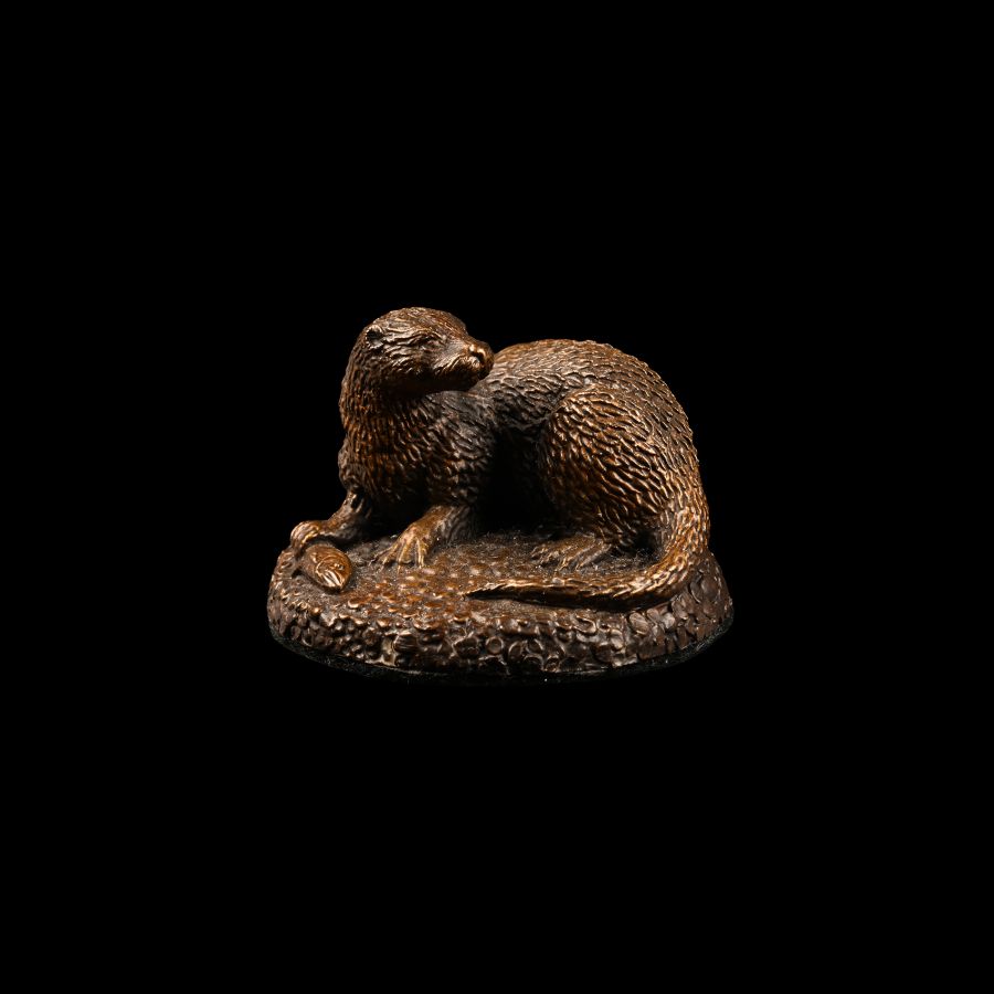 British Hot Cast Otter with Fish