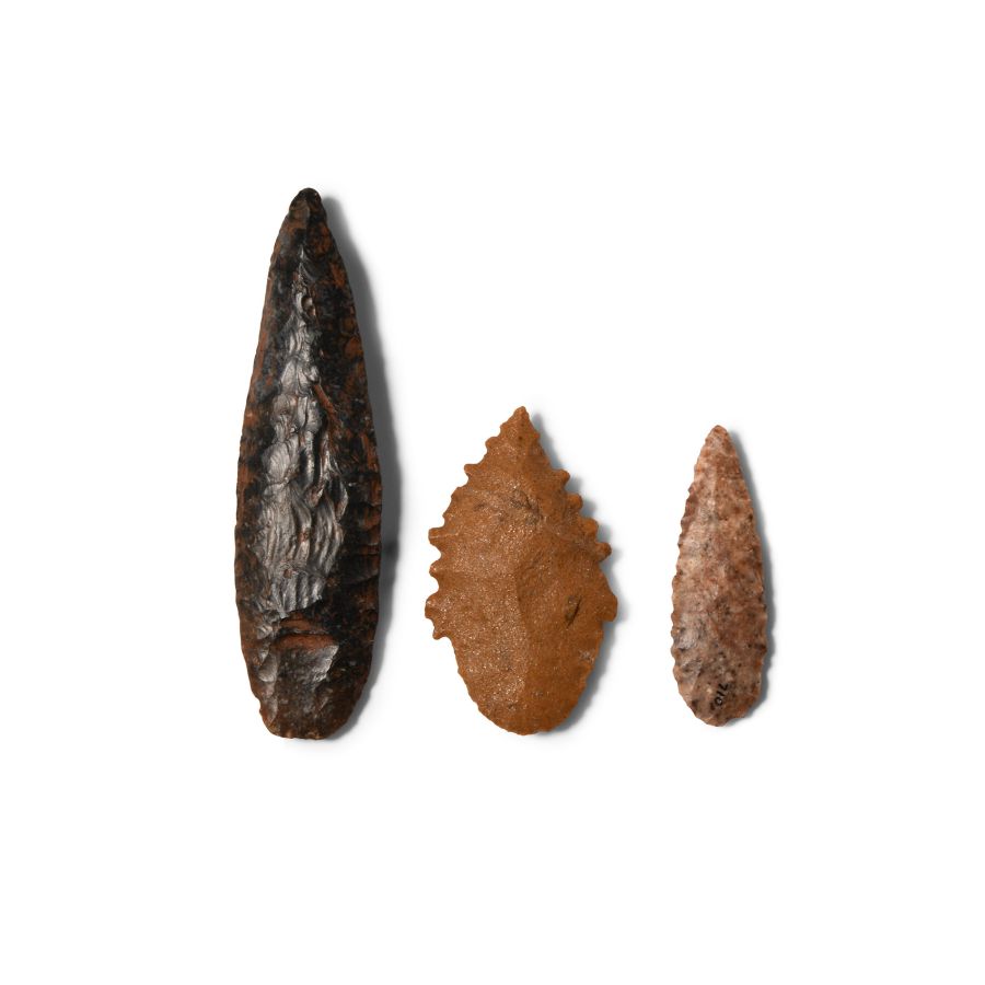 Pre-Columbian Stone Arrowhead Collection