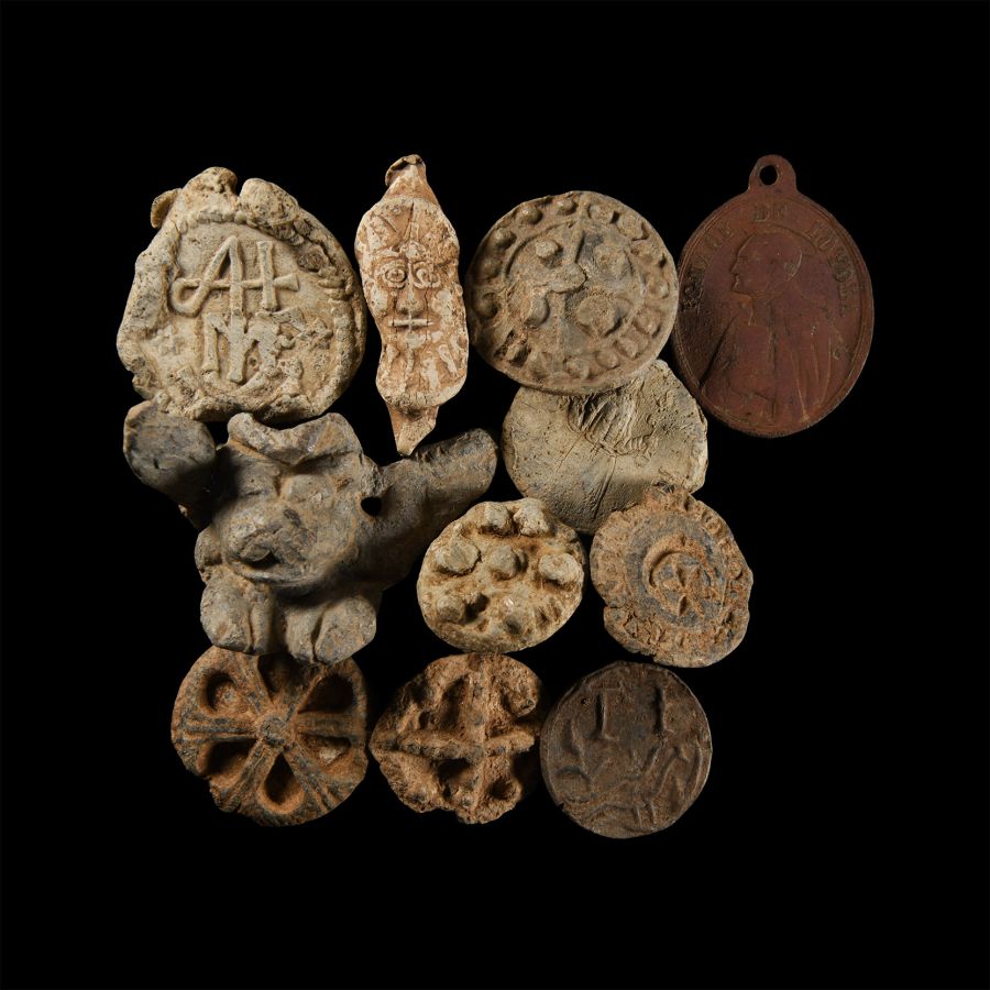 Medieval Lead Artefact Group
