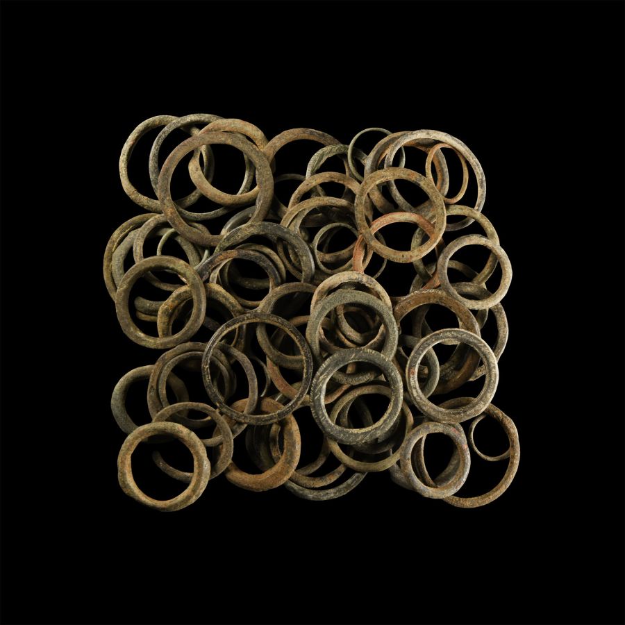 Medieval and Other Bronze Harness Ring Collection