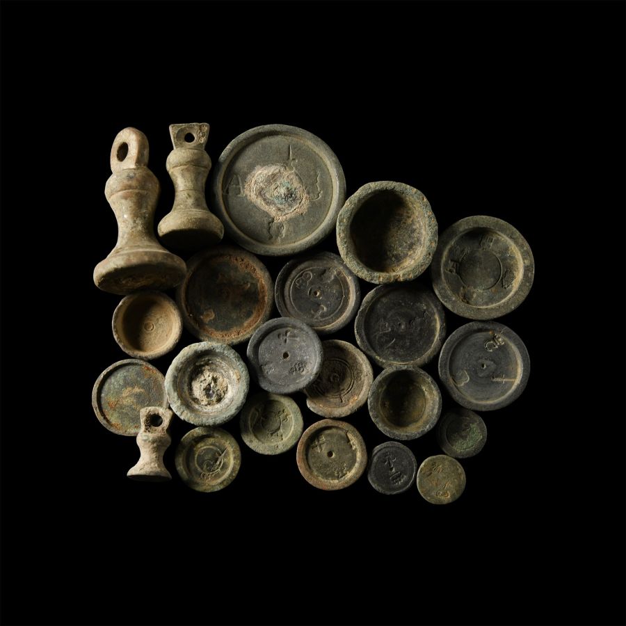 Medieval and Later Bronze Trade Weight Collection