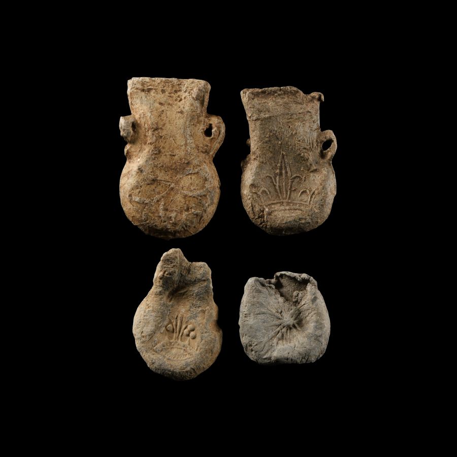Medieval Pilgrim's Holy Water Ampulla Collection