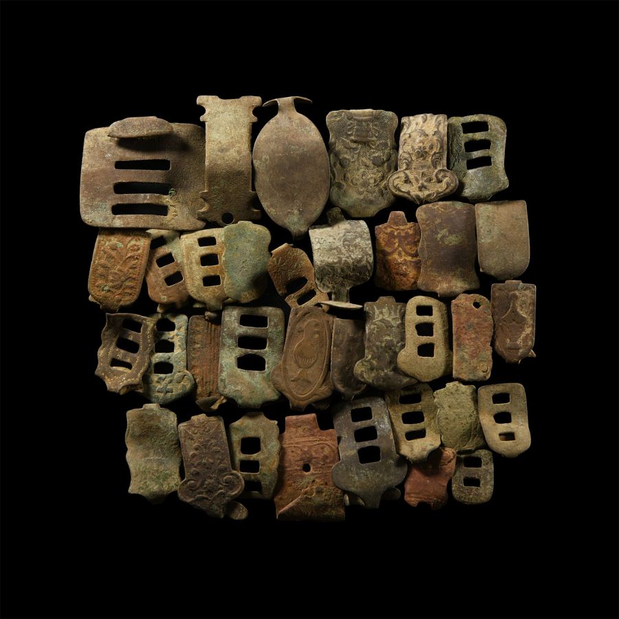 Post Medieval Bronze Clasp Group