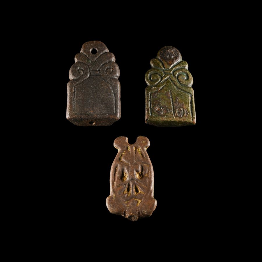 Viking Bronze Stirrup Mount Group