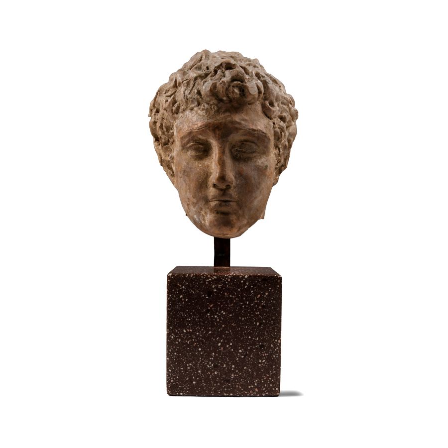 Hellenistic Terracotta Head of a Youth