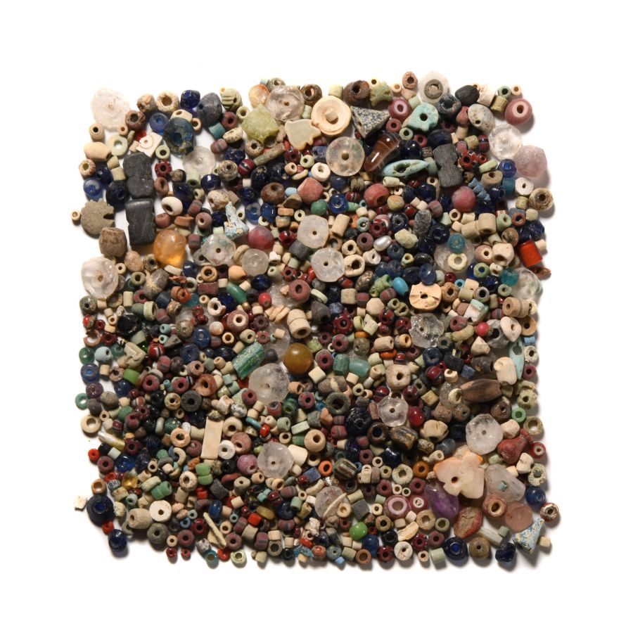 Egyptian and Other Glass and Stone Bead Group