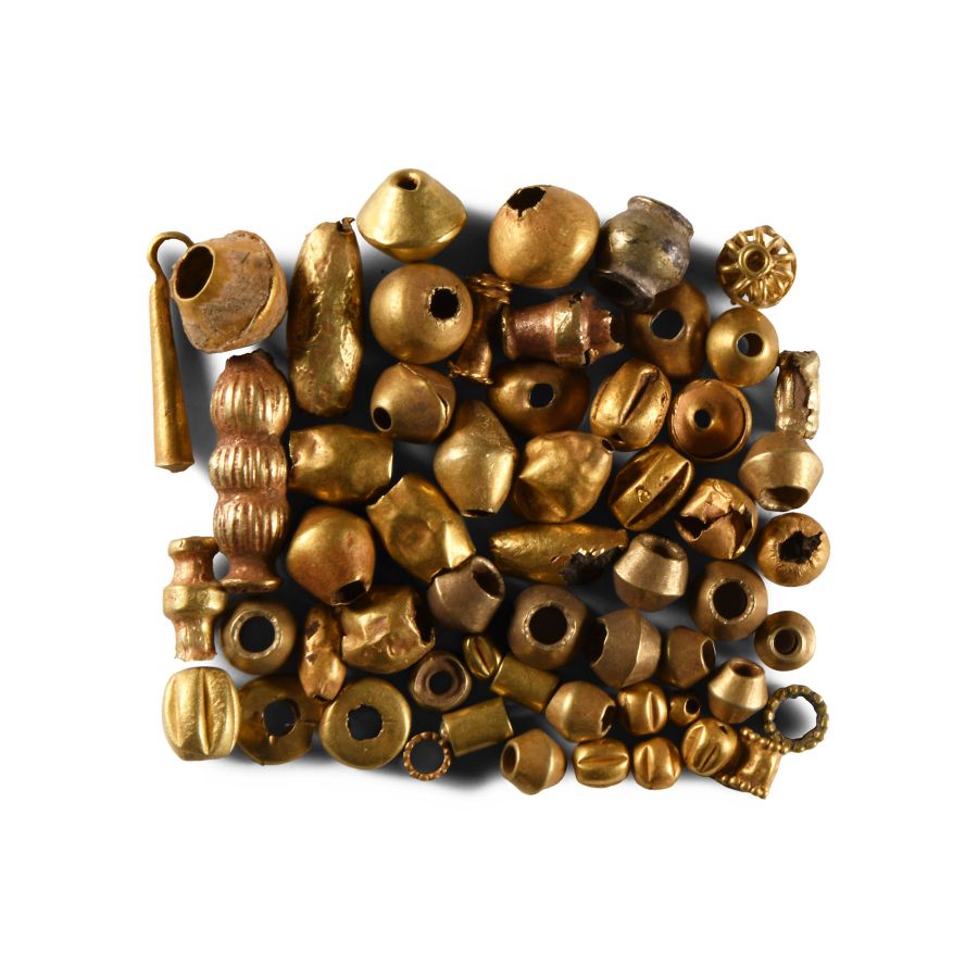 Roman and Other Gold Necklace Bead Collection