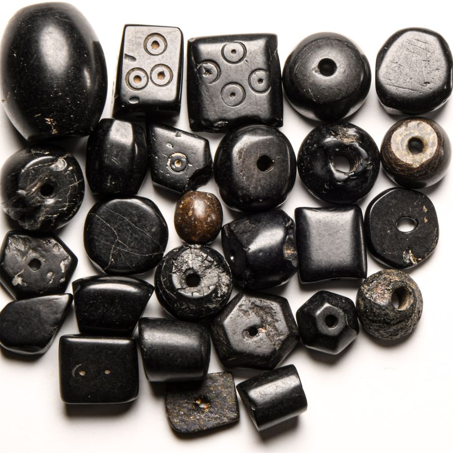 Roman and Other Jet Bead Group