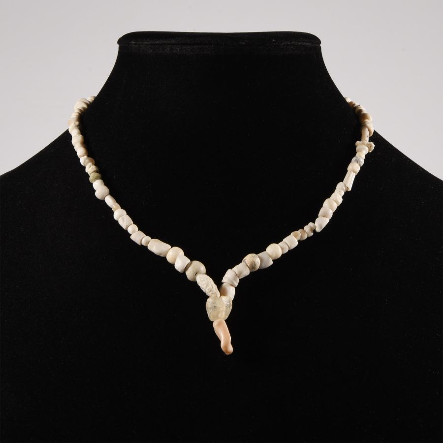 Western Asiatic Stone and Other Bead Necklace String