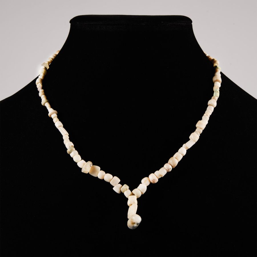 Western Asiatic Stone and Other Bead Necklace String