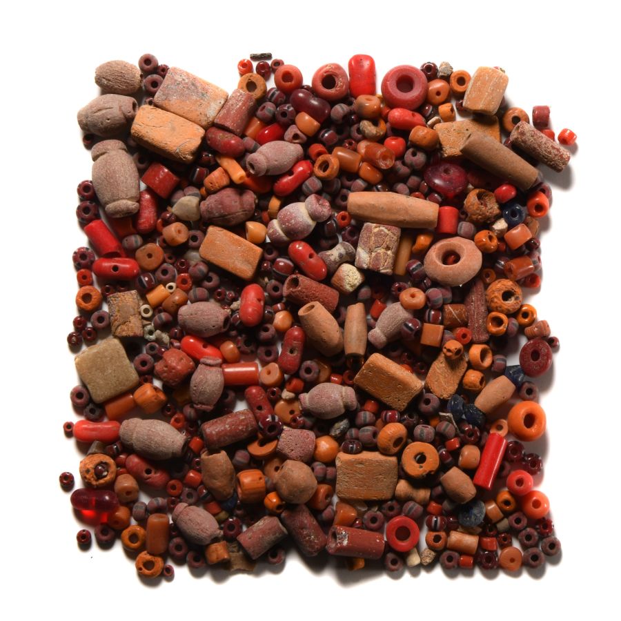 Western Asiatic Glass and Other Necklace Bead Collection