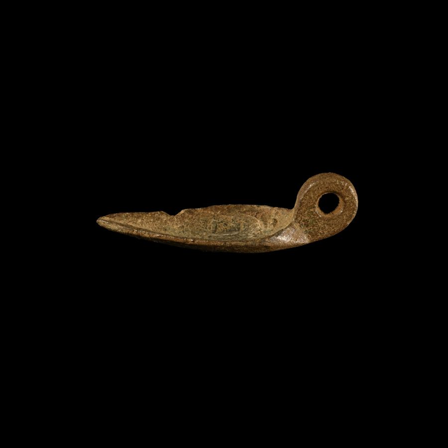 Celtic Iron Age Bronze Cosmetic Grinder Bowl