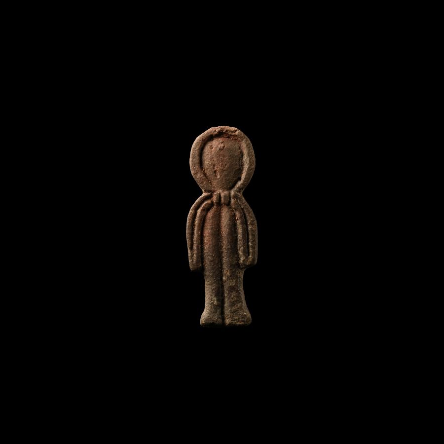 Egyptian Brown Faience Tyet Amulet