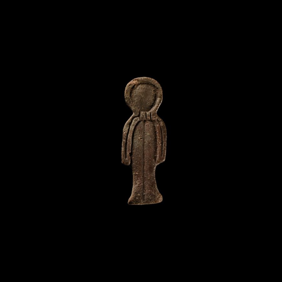 Egyptian Brown Faience Tyet Amulet