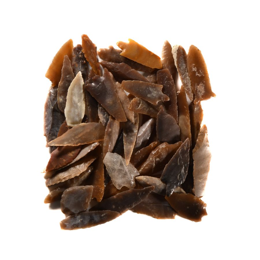 Stone Age Flint Tanged and Other Arrowhead Collection