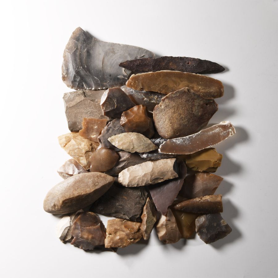 Stone Age Flint Implement Collection
