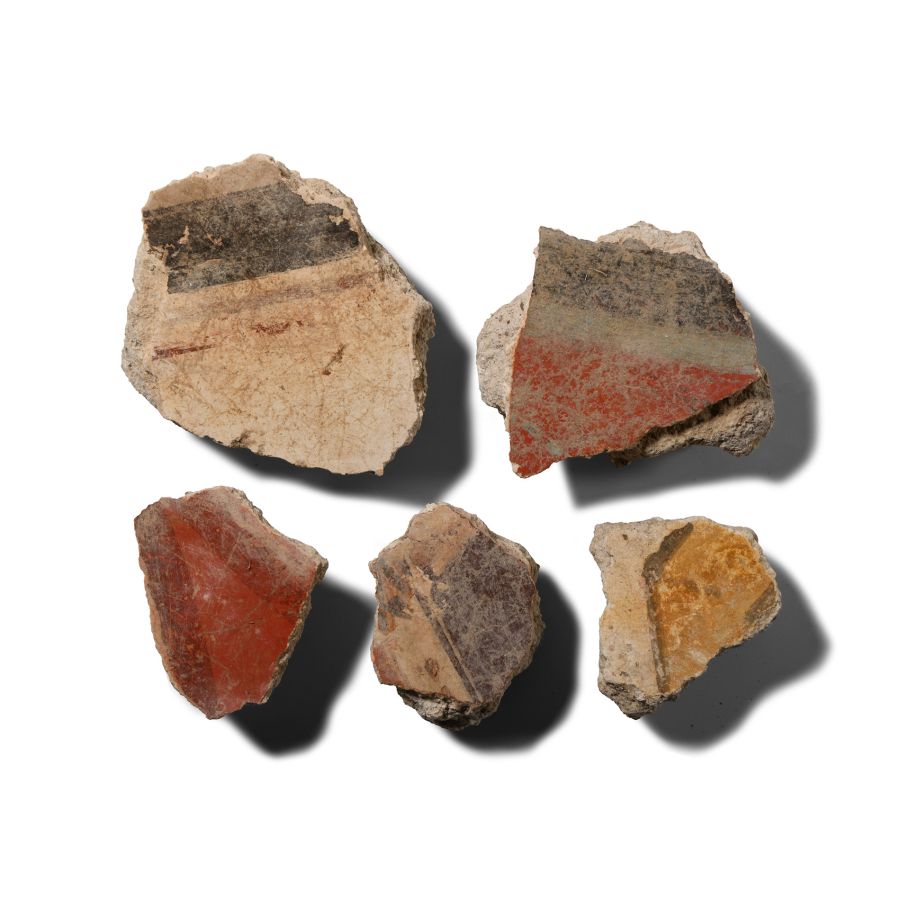 Roman Fresco Painted Wall Plaster Collection