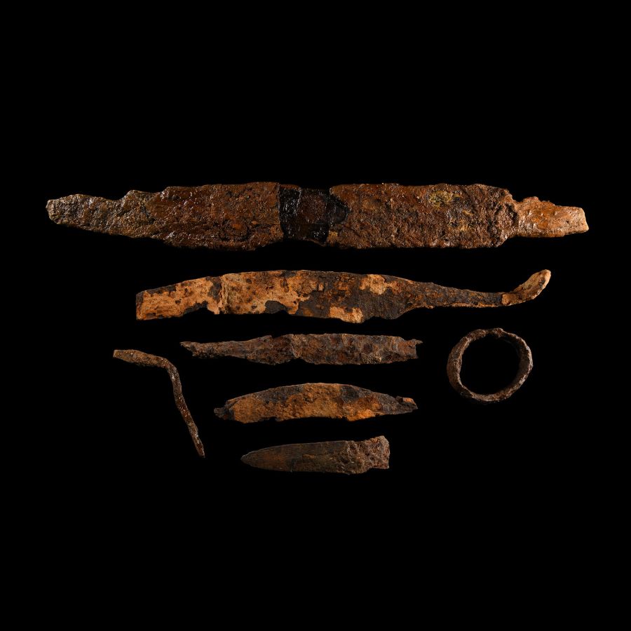 Saxon Iron Artefact Collection