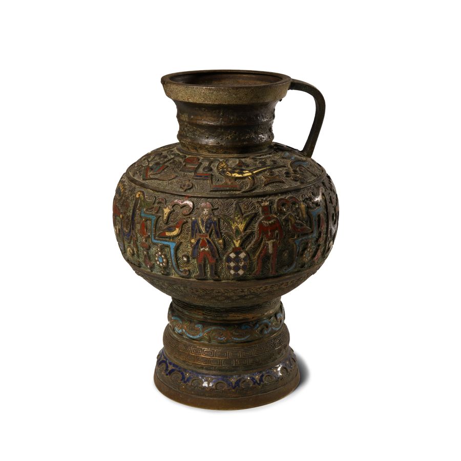 Japanese Enamelled Vessel