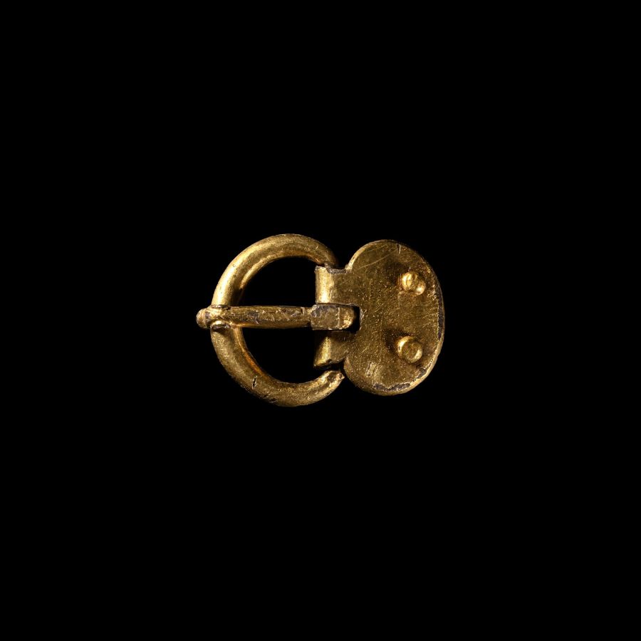 Medieval Silver-Gilt Buckle