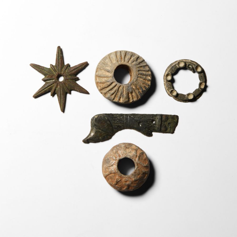 Medieval Bronze and Lead Artefact Group
