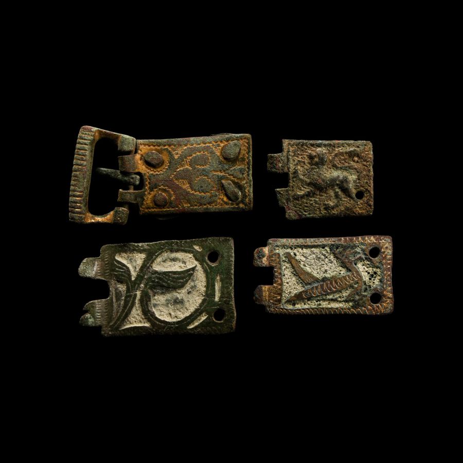 Medieval Buckle and Plate Group