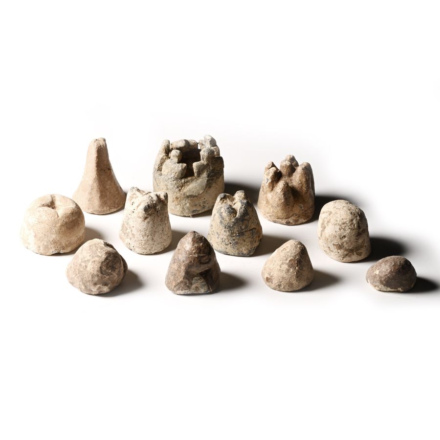 Viking Age Lead Gaming Piece Collection