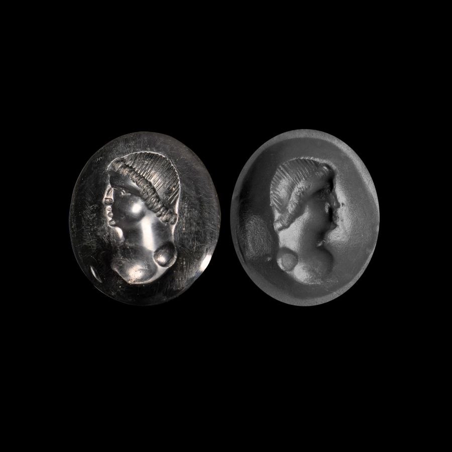 Intaglio Gemstone with Bust