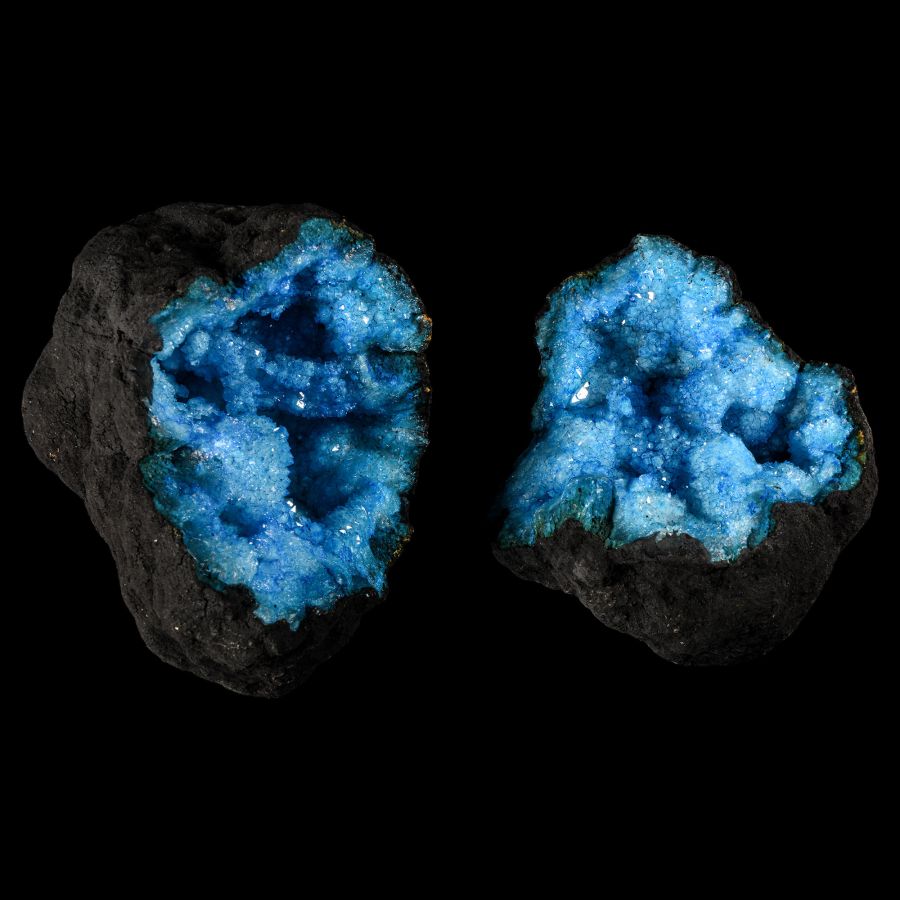 Natural History - Turquoise Blue Coloured Crystal Nodule