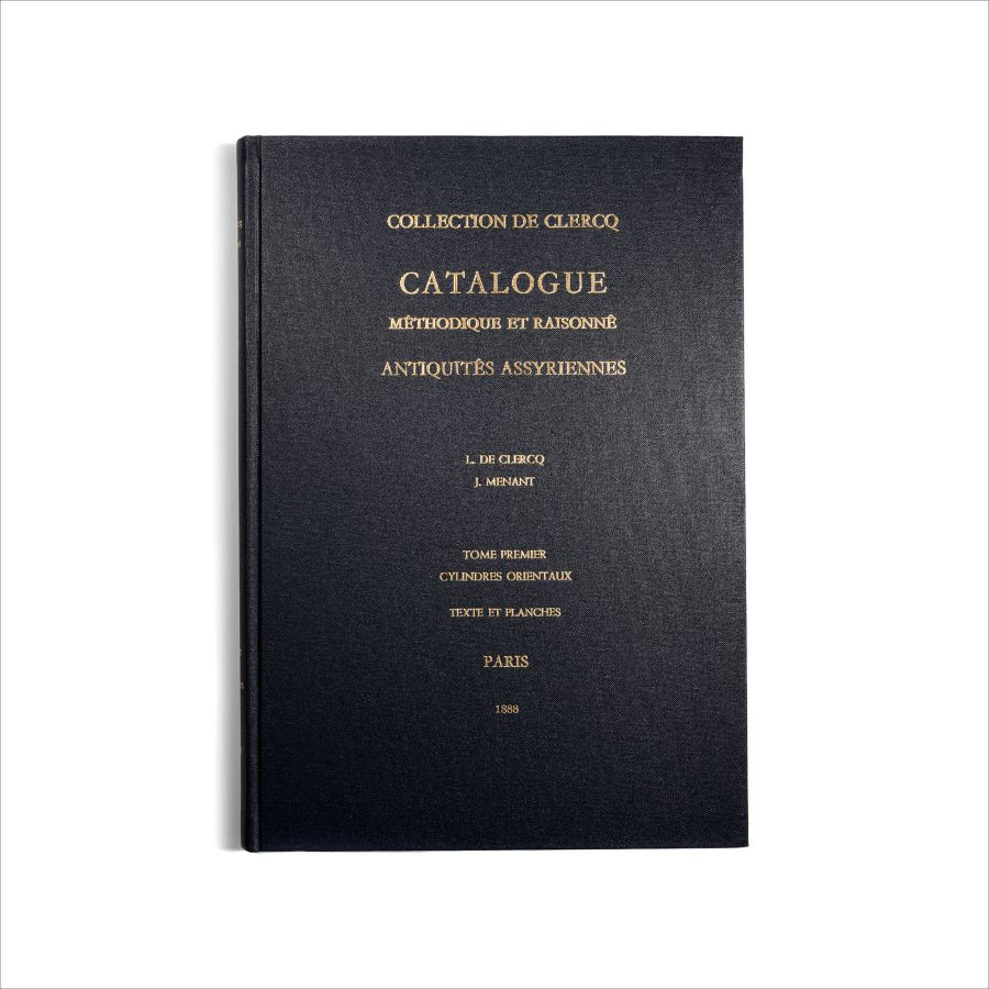Archaeological Books - Collection de Clercq - Catalogue Antiquites Assyriennes - Facsimile Reprint