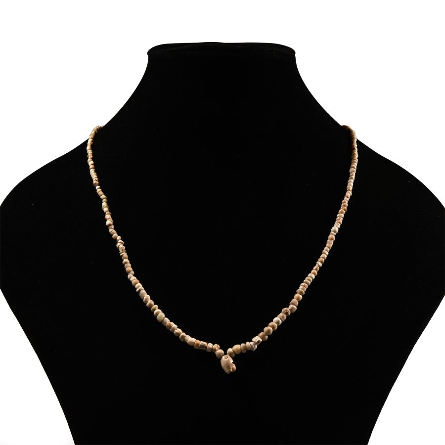 Western Asiatic Stone and Shell Bead Necklace String