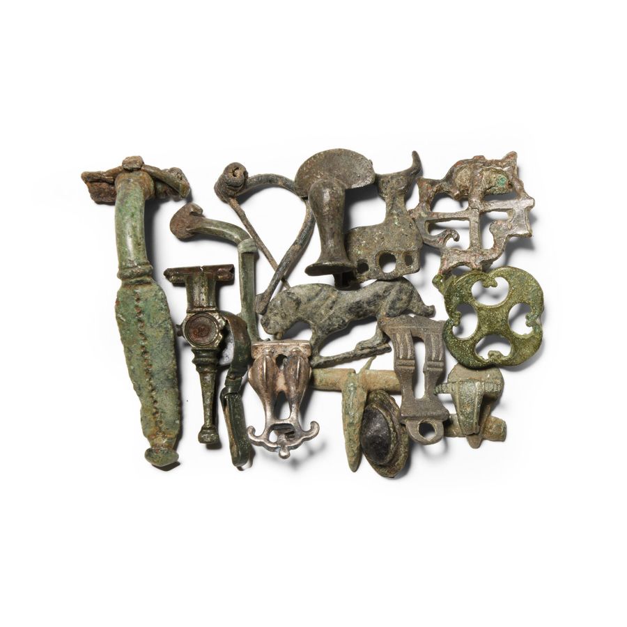 Roman Bronze and Silver Brooch Collection