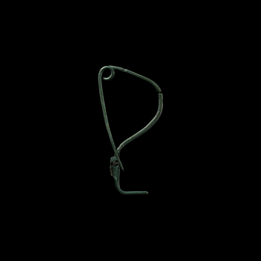 Iron Age Celtic Bronze La Tène Fibula